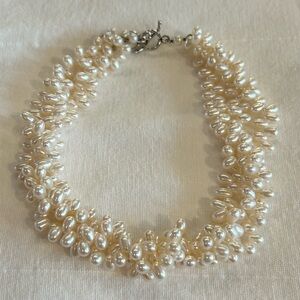 Three Strand Freshwater Pearl Necklace